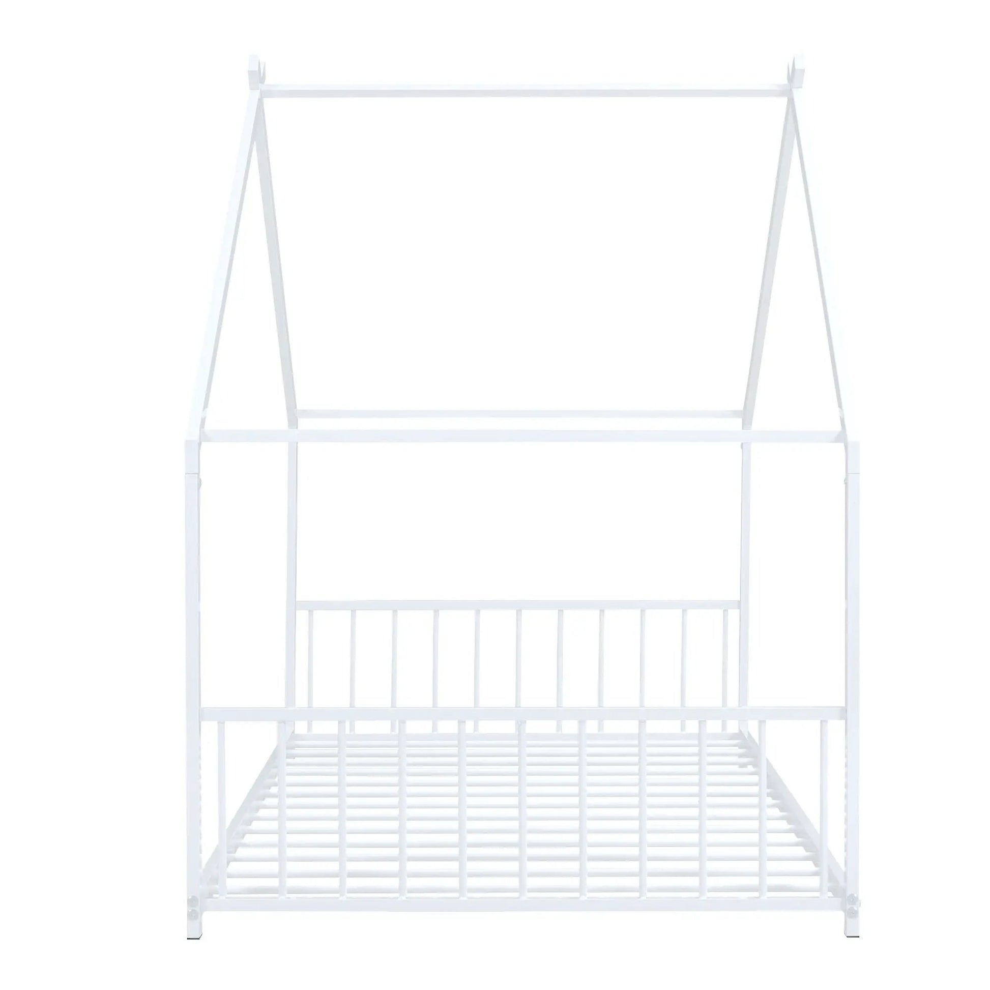 Metal House Bed white metal canopy frame Unique Piece Furniture on Tampa Home & Garden Store