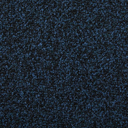 Dark blue textured loop-pile carpet close-up for home flooring on Tampa Home & Garden Store