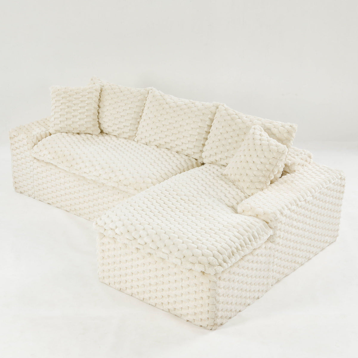 Modular Convertible Sofa and Twin Chaise Lounge