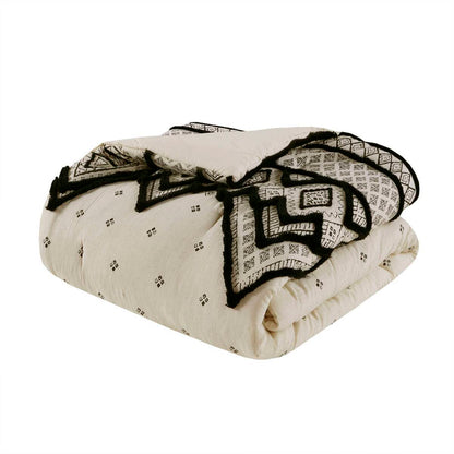 Natural Cotton and Flax Linen Comforter Set
