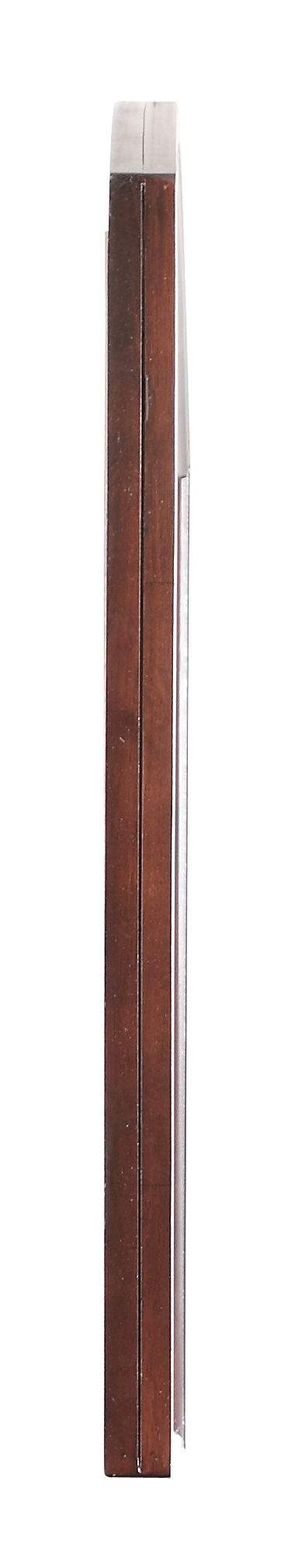 Ashford Mirror with modern cappuccino beige finish, tall slim wood frame on Tampa Home & Garden Store