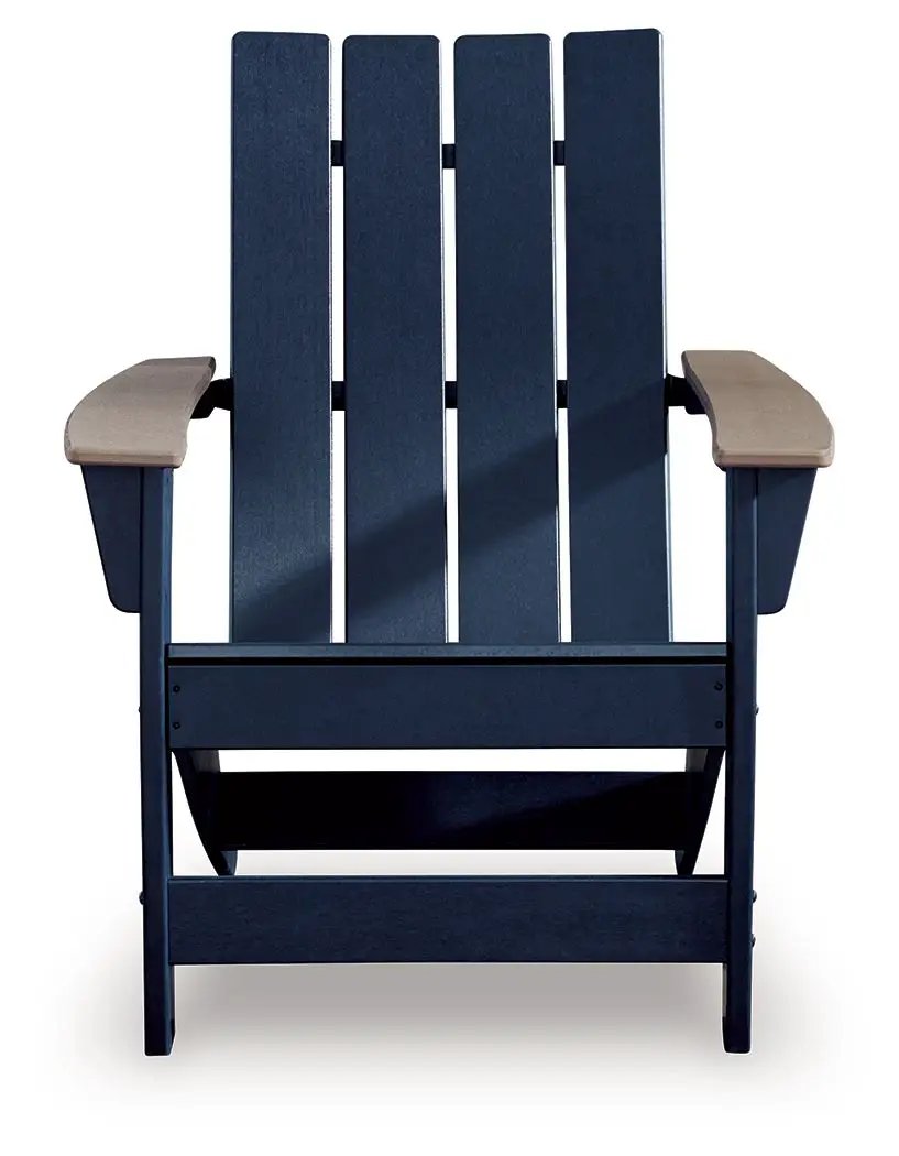 East Beach Adirondack chair black with beige armrests, arm chair by Unique Piece Furniture on Tampa Home & Garden Store
