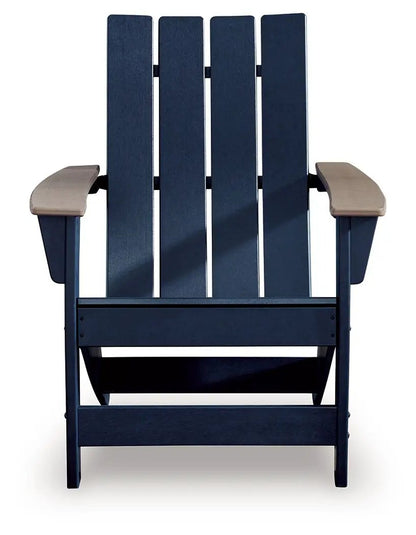 East Beach Adirondack chair black with beige armrests, arm chair by Unique Piece Furniture on Tampa Home & Garden Store