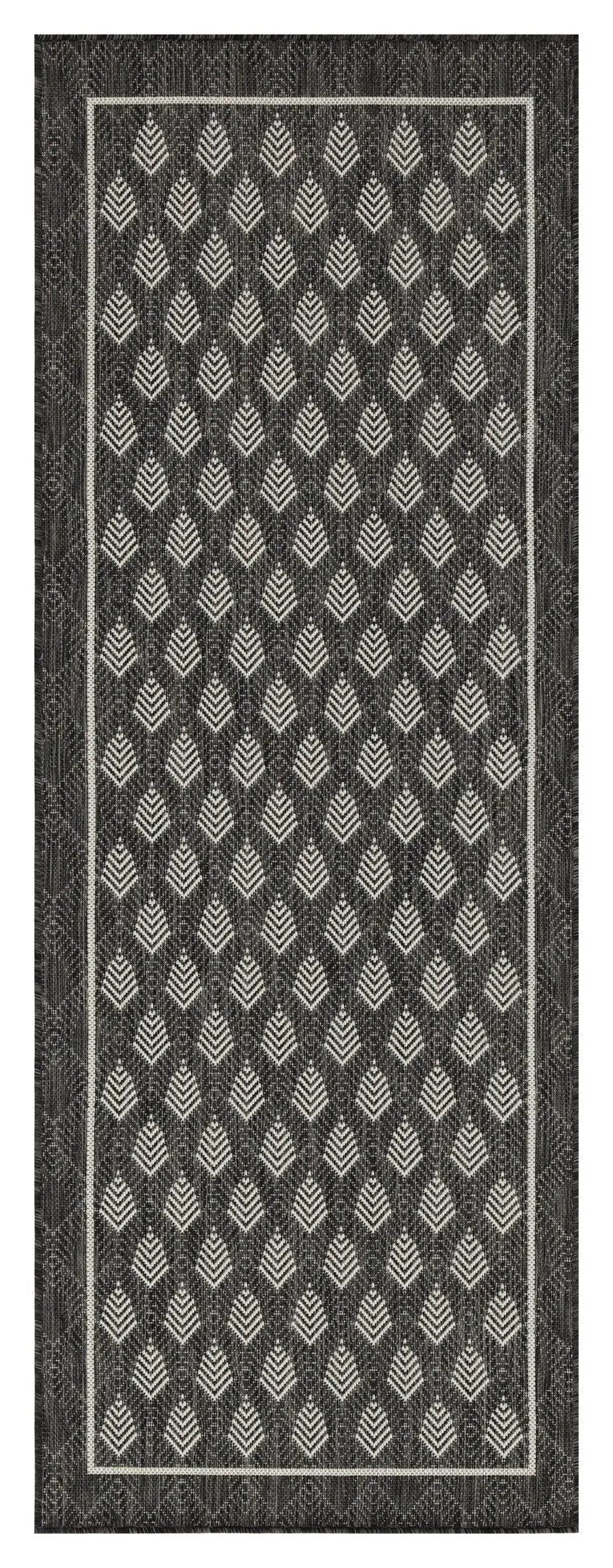 Sunshine runner rug polypropylene leaf pattern 2 ft 7 in x 7 ft 3 in on Tampa Home & Garden Store