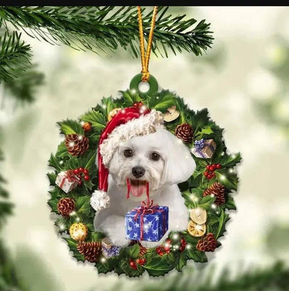 Car Pendant Sleeping Dog Angel Decor Hanging