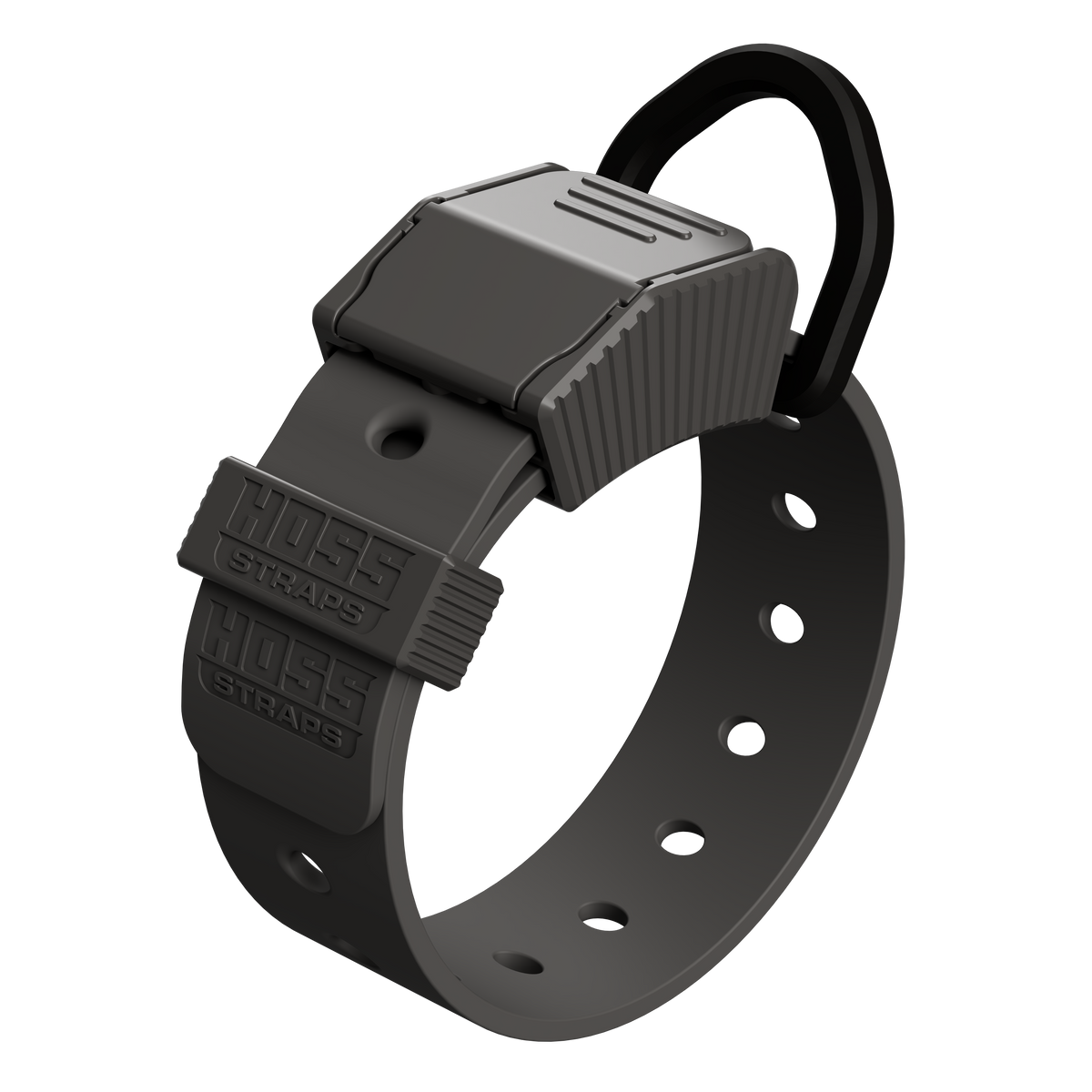 Kill Switch Wristband by Hoss Straps, gray watercraft safety band with ribbed strap on Tampa Home & Garden Store
