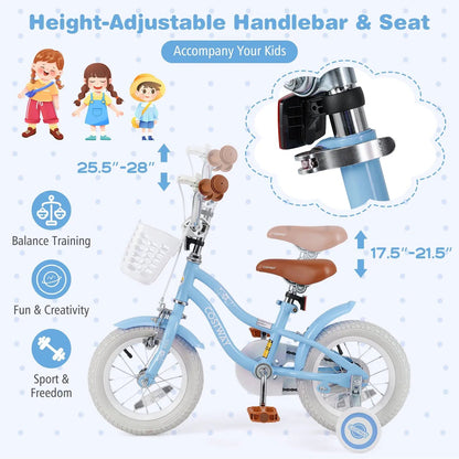 14 Inch Kids Bike With Adjustable Handlebar