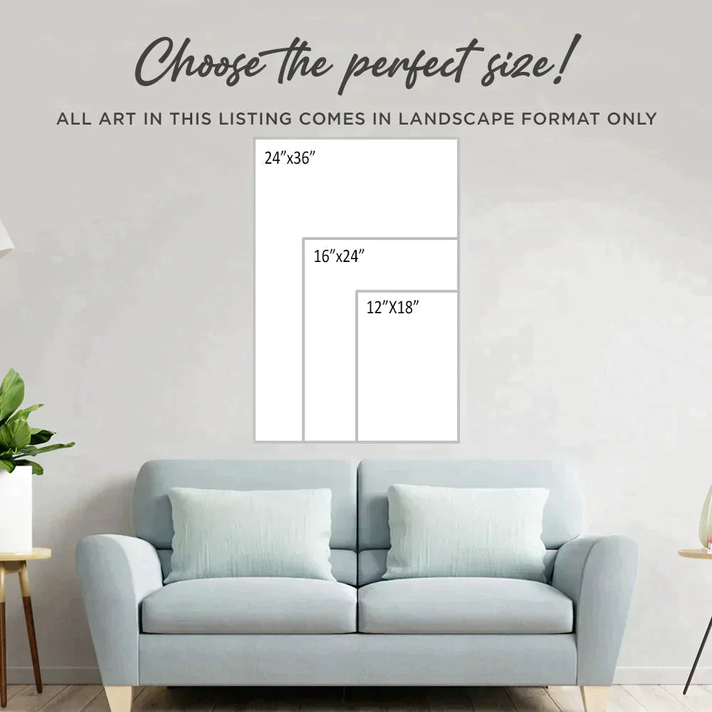 Valentine's Gnomes Sign canvas wall art, white landscape three-panel by Tailored Canvases on Tampa Home & Garden Store