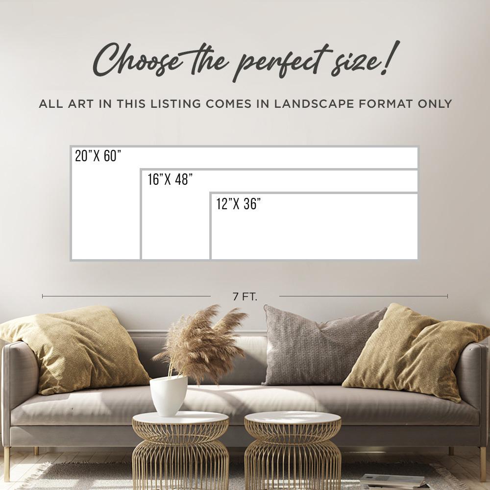 Farmhouse Christmas Sign canvas by Tailored Canvases wall art in sizes 20x60, 16x48, 12x36 on Tampa Home & Garden Store