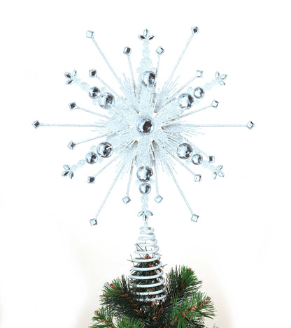 13.5 Inch Glitzy Gem Tree Topper - Tampa Home & Garden Store