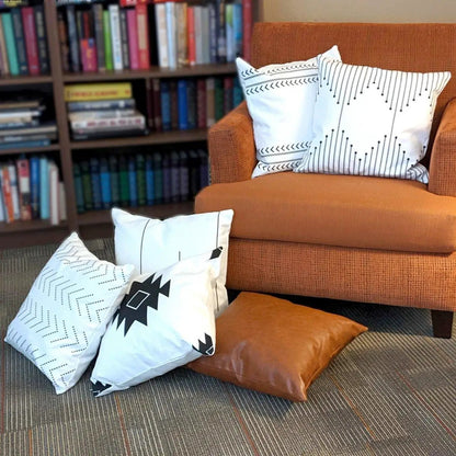 Amber and Farmhouse Pillow Set 18x18 Inches