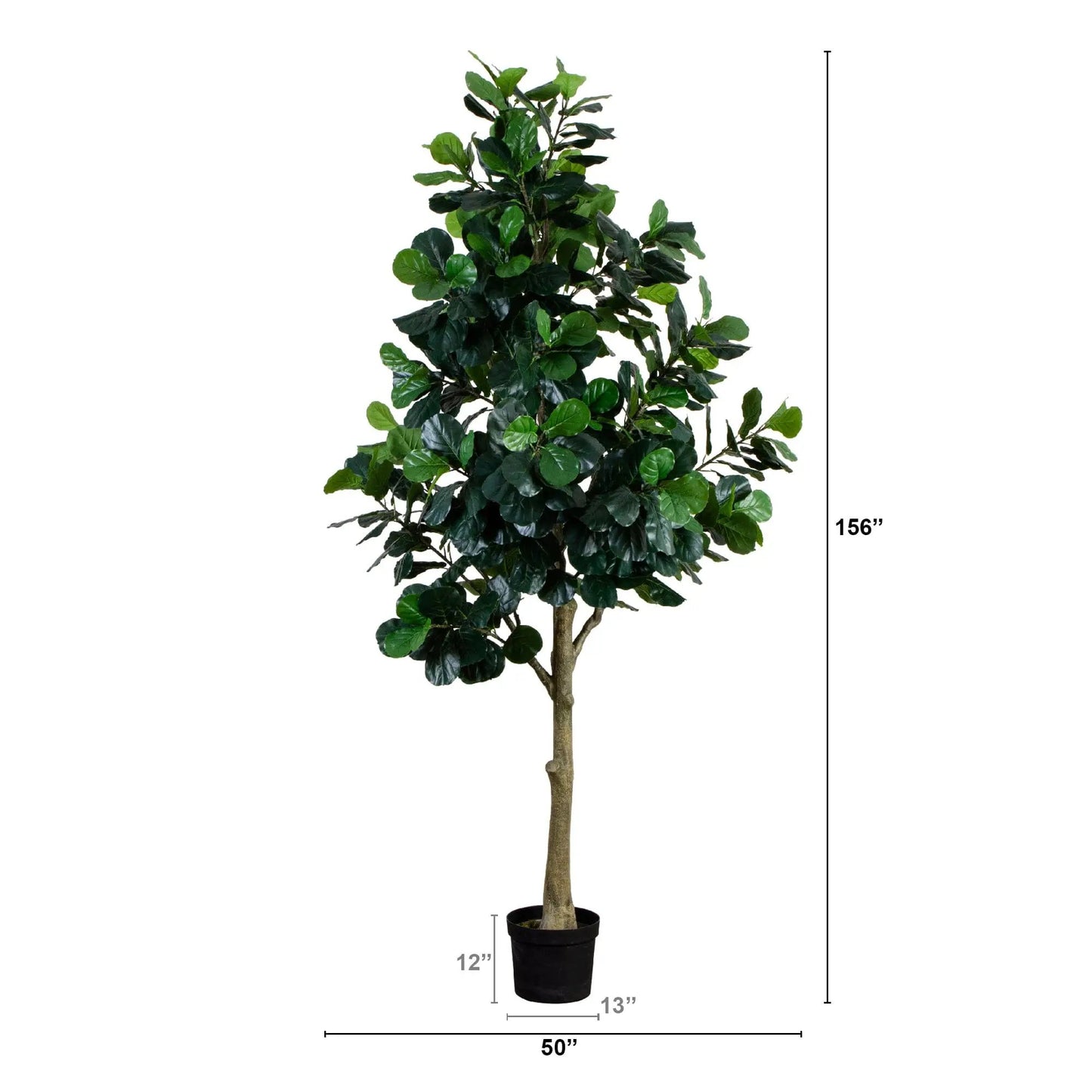 13’ Artificial Fiddle Leaf Fig Tree - Tampa Home & Garden Store