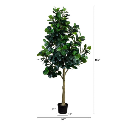 13’ Artificial Fiddle Leaf Fig Tree - Tampa Home & Garden Store