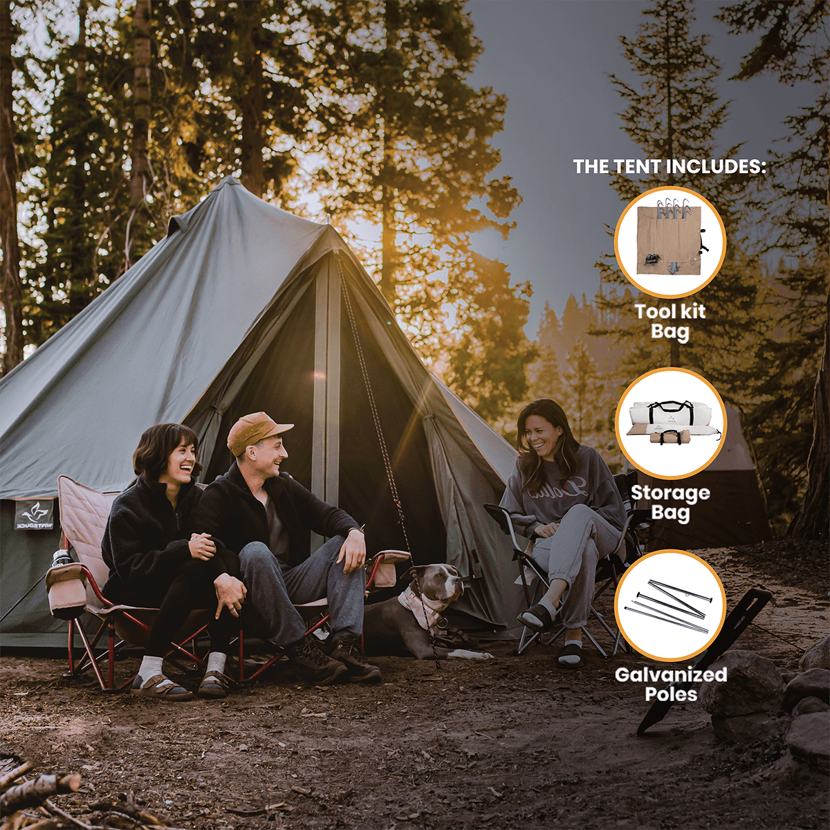 13' Regatta Bell Tent - Tampa Home & Garden Store