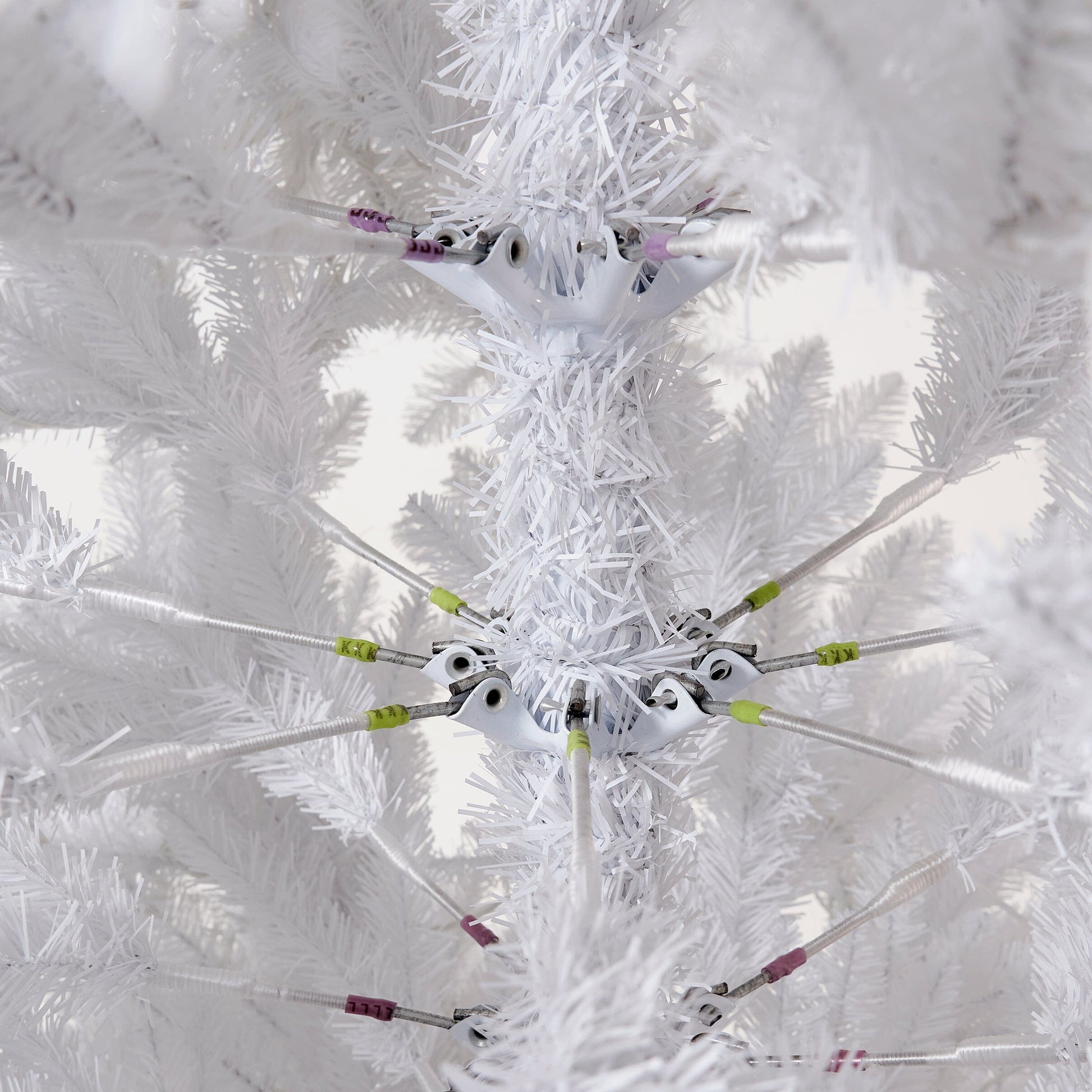 13’ Slim White Artificial Christmas Tree with 1350 Warm White LED Lights and 3924 Bendable Branches - Tampa Home & Garden Store