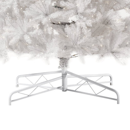 13’ Slim White Artificial Christmas Tree with 1350 Warm White LED Lights and 3924 Bendable Branches - Tampa Home & Garden Store
