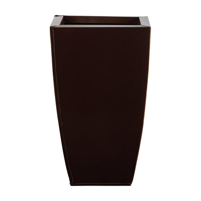 13” Tapered Square Metal Planter - Tampa Home & Garden Store