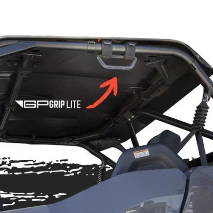 GP-Grip Universal car gear mount for 0.75–5.5 in roll bars, GPCA mounted on a roll cage on Tampa Home & Garden Store