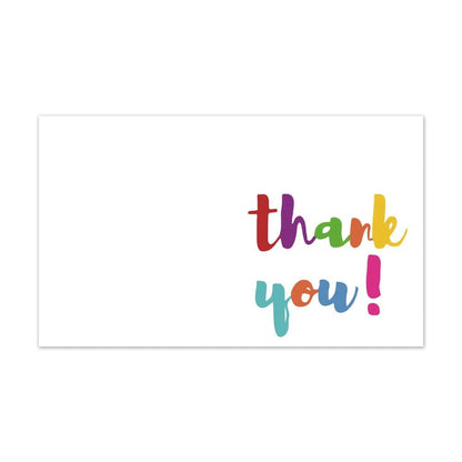 English Holiday Thank You Card for Do It Yourself