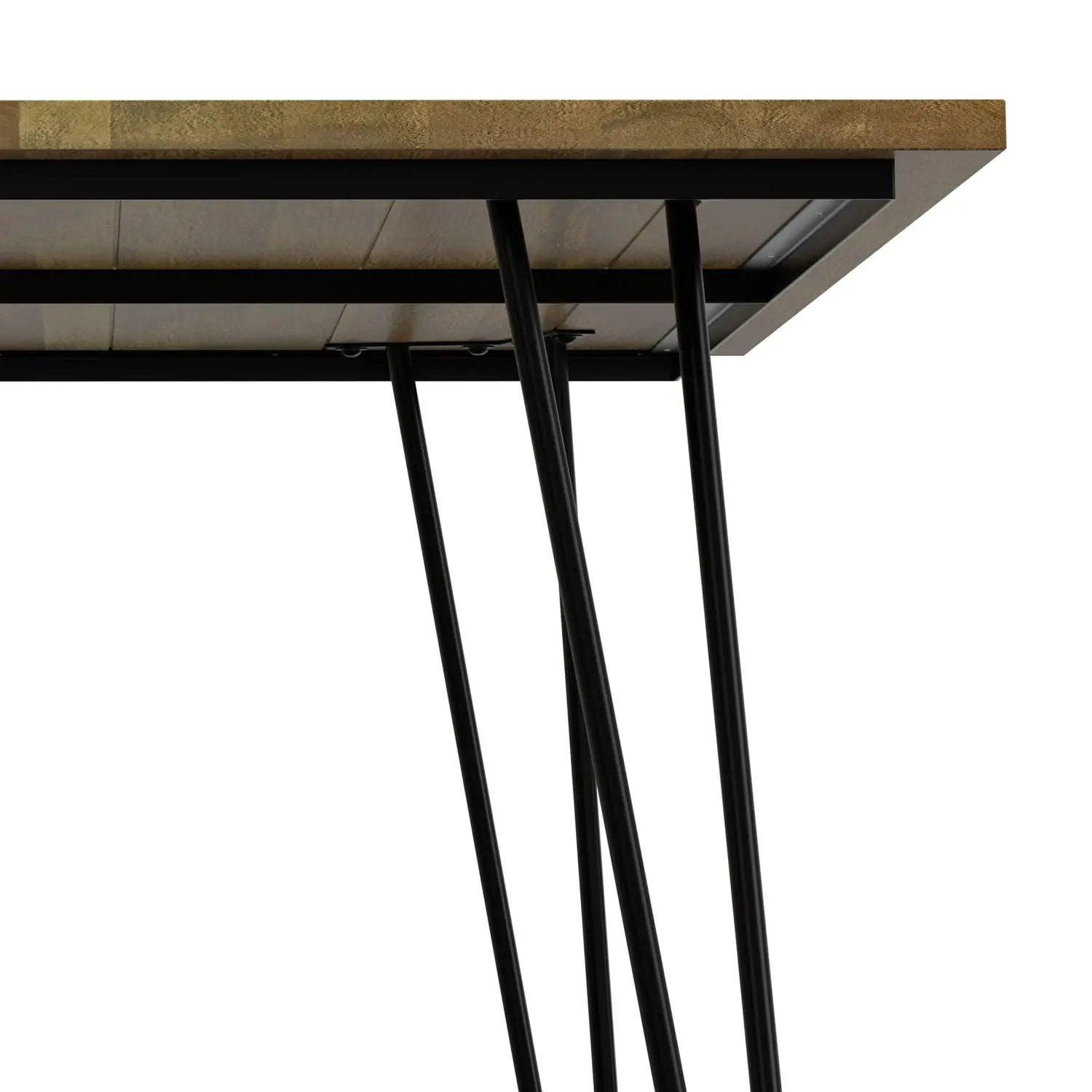 Dining table Hunter Handcrafted by Unique Piece Furniture with black metal legs and wood top on Tampa Home & Garden Store