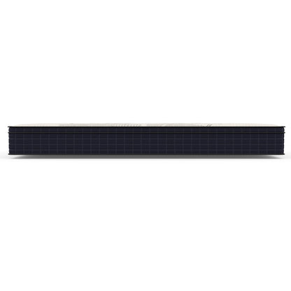 Diamond Nina Twin Hybrid Mattress by HouseOfZazla navy quilted sides and beige Euro-top on Tampa Home & Garden Store