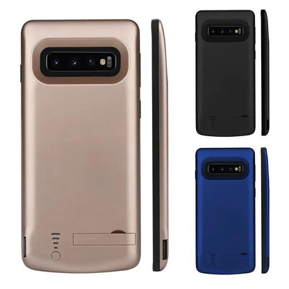 Battery case for Samsung Galaxy S10 by FLIPSTYLEZLLC rose gold black and blue (3 colors) on Tampa Home & Garden Store