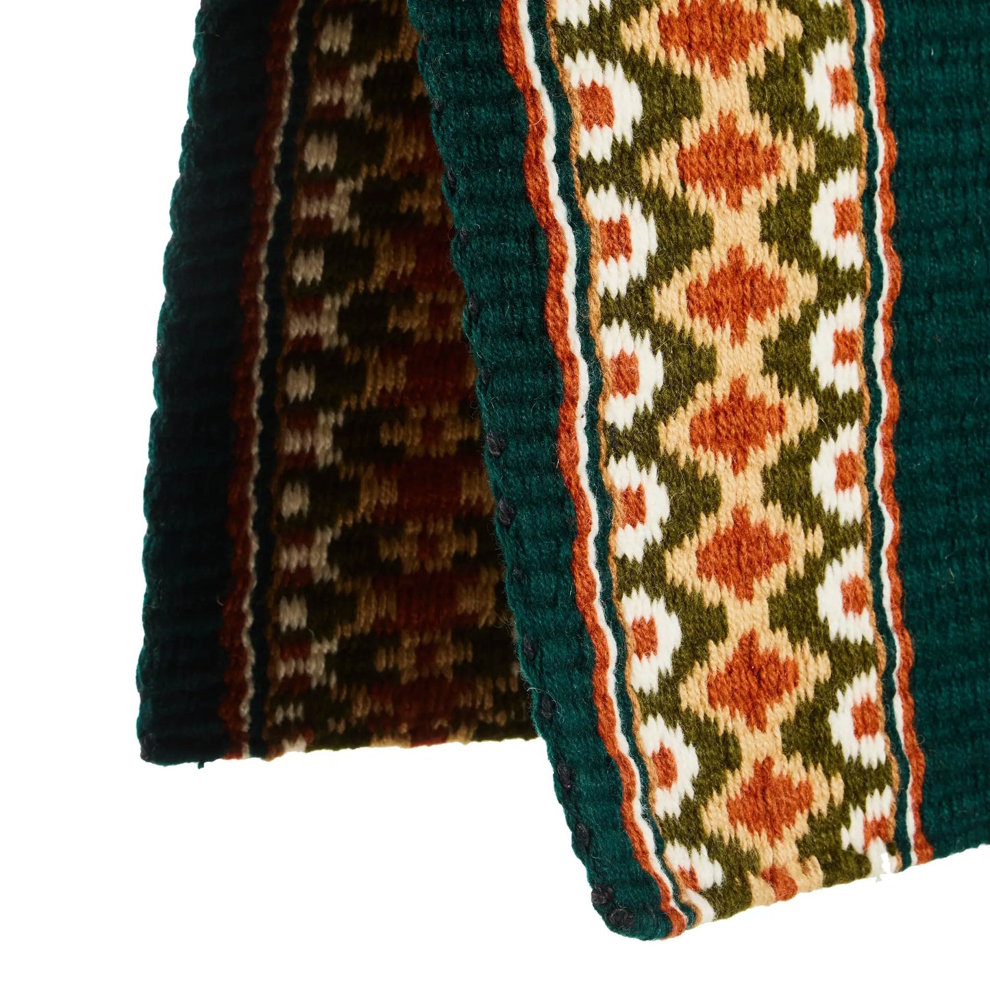 Mayatex Double Arrow NZ Wool Saddle Blanket 40x34 multicolor plaid saddle pad on Tampa Home & Garden Store