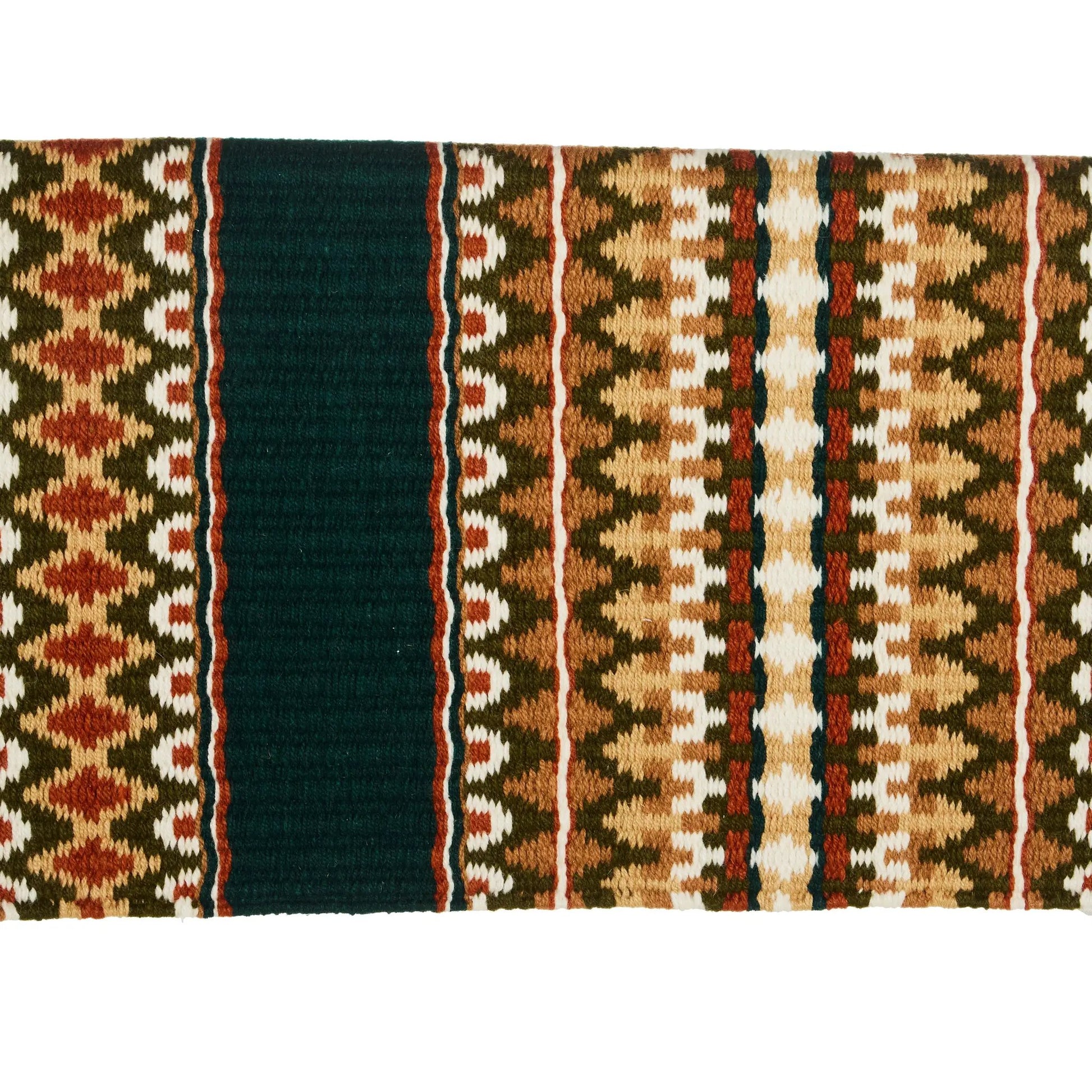 Mayatex Double Arrow NZ Wool saddle blanket 40x34 multicolor camo pattern on Tampa Home & Garden Store