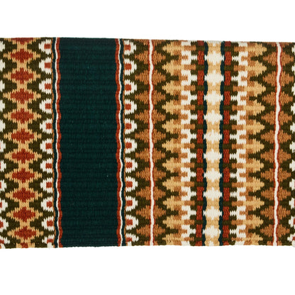 Mayatex Double Arrow NZ Wool saddle blanket 40x34 multicolor camo pattern on Tampa Home & Garden Store