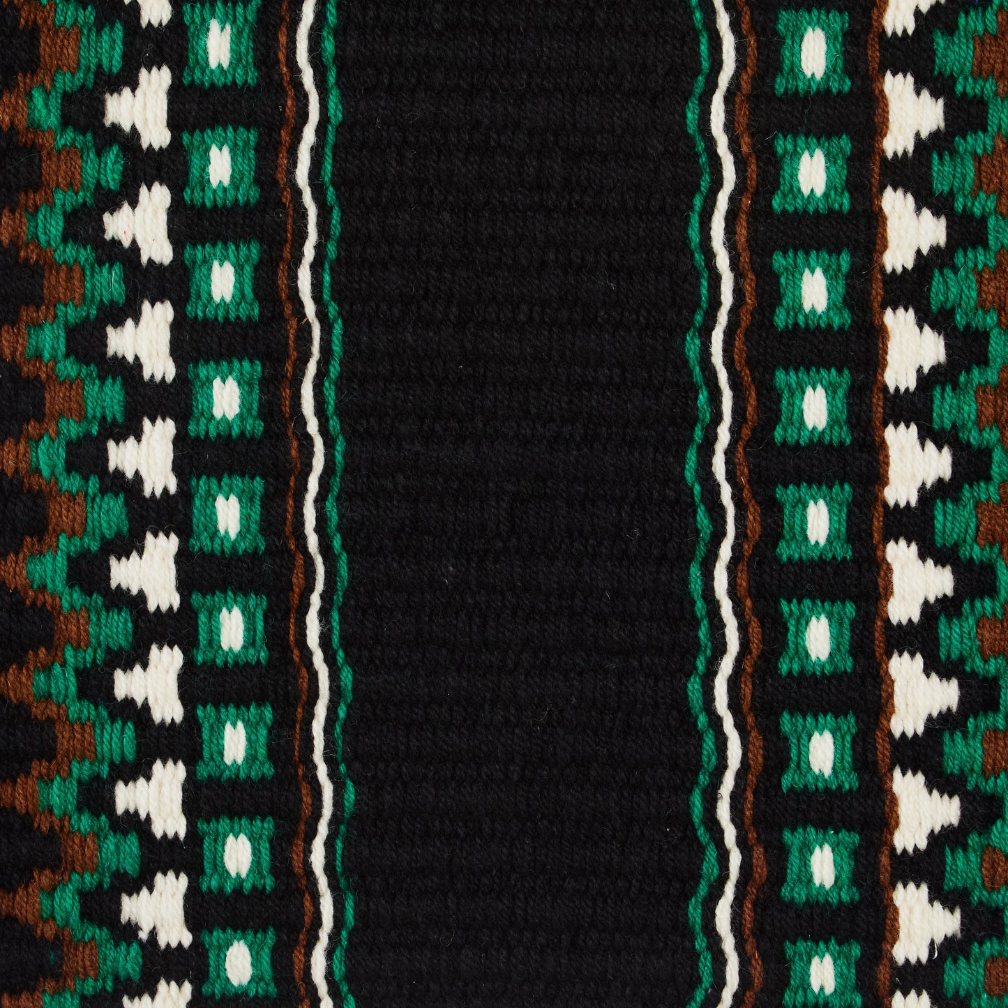 Couverture de selle Domino 40X34 en laine de Nouvelle-Zélande
