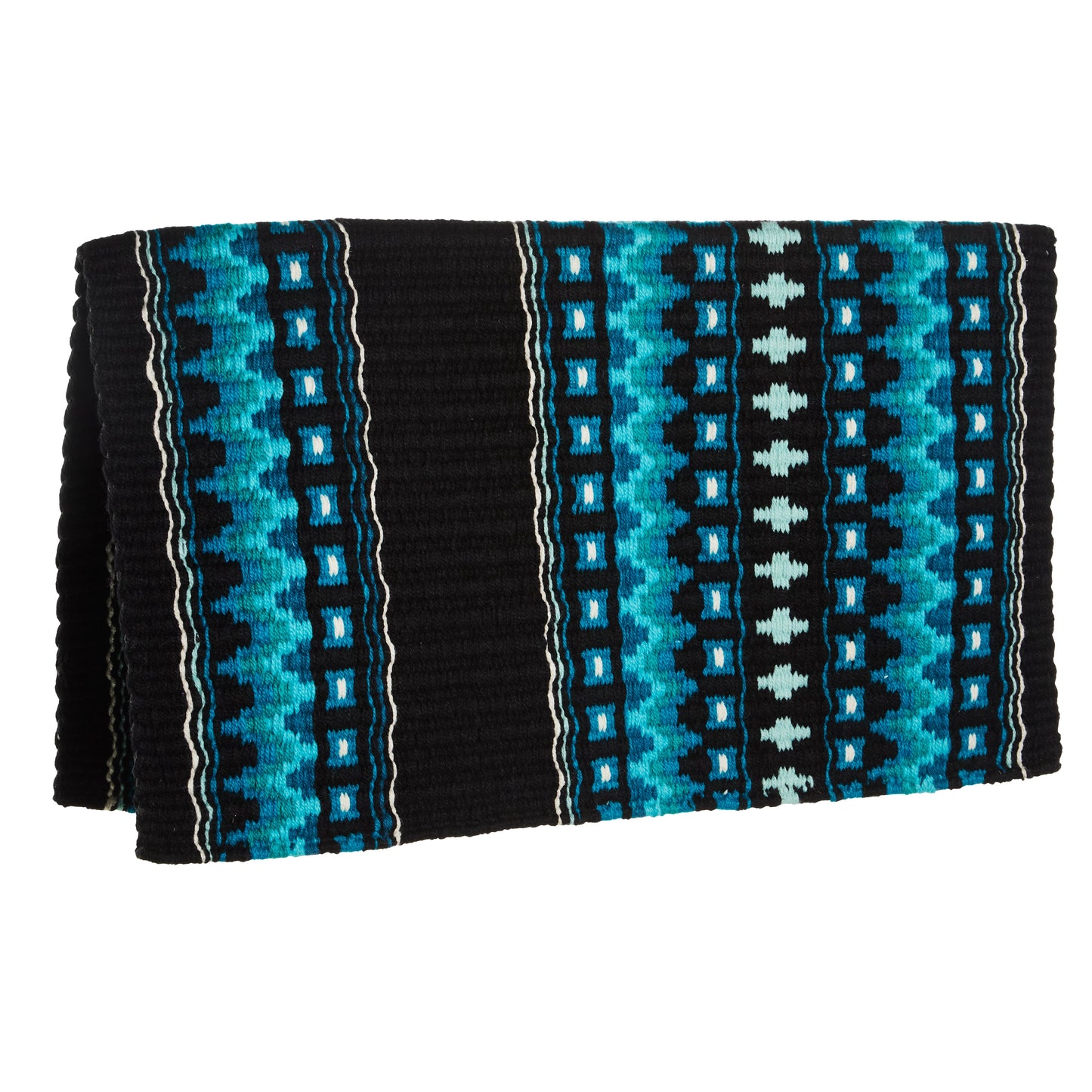 Couverture de selle Domino 40X34 en laine de Nouvelle-Zélande