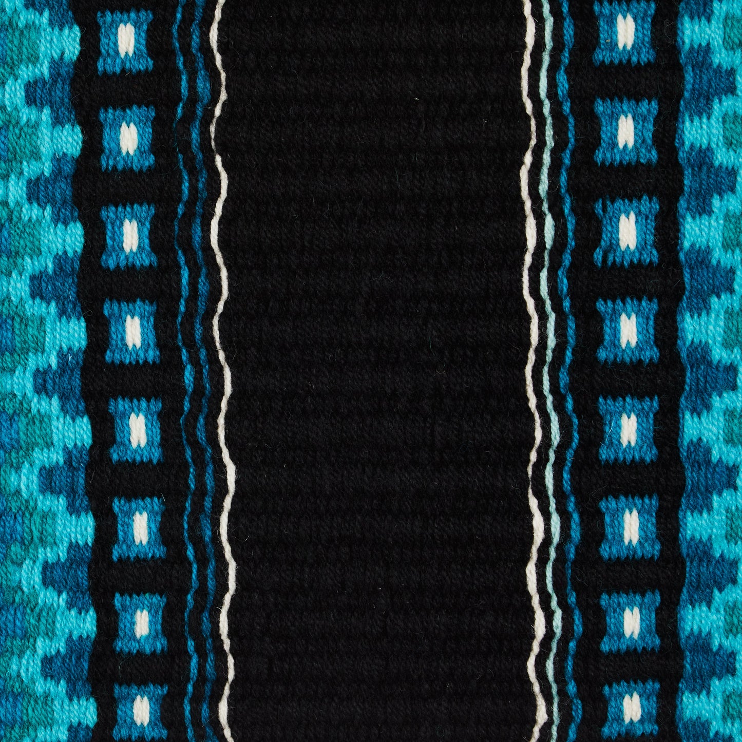 Couverture de selle Domino 40X34 en laine de Nouvelle-Zélande