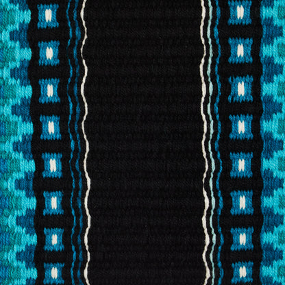 Couverture de selle Domino 40X34 en laine de Nouvelle-Zélande