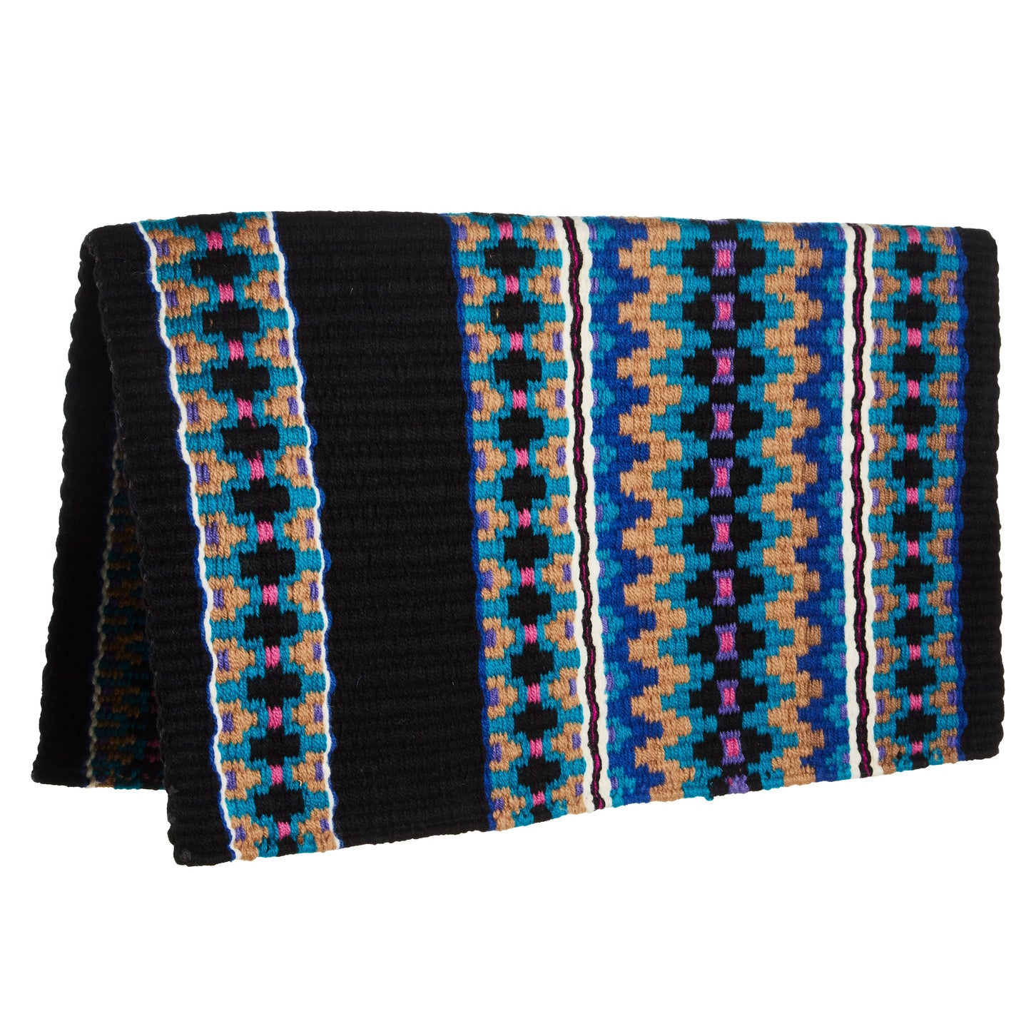 Manta de silla de montar de lana de Nueva Zelanda Kiva 40x34