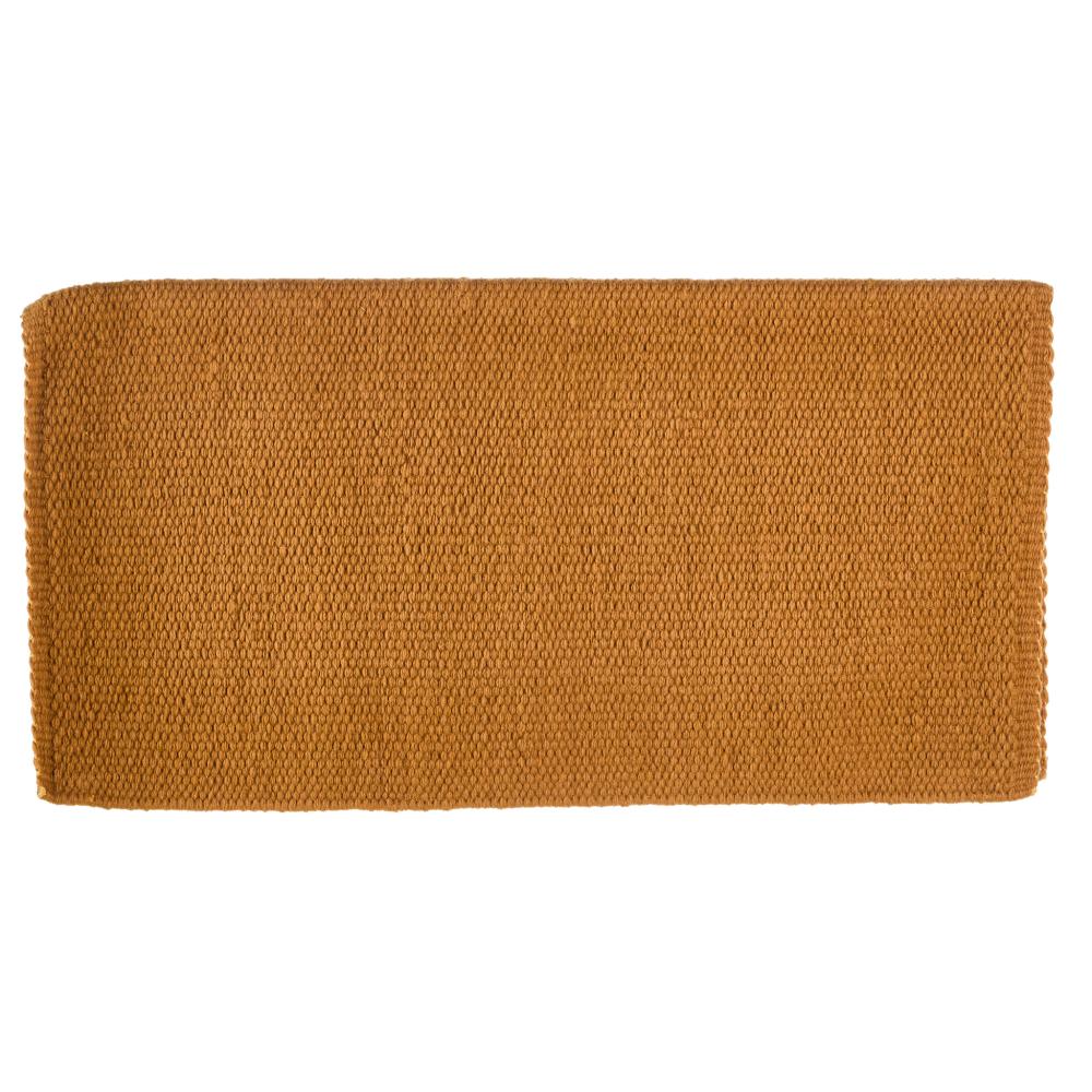 1314-10 San Juan Solid Gold 36x34 New Zealand Wool Saddle Blanket GOLD - Tampa Home & Garden Store