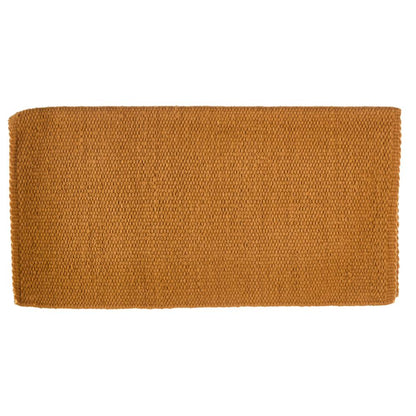 1314-10 San Juan Solid Gold 36x34 New Zealand Wool Saddle Blanket GOLD - Tampa Home & Garden Store