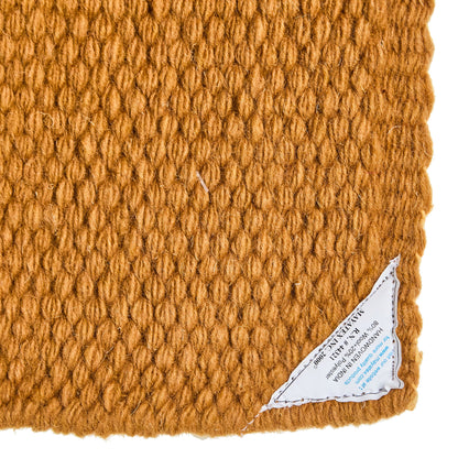 1314-10 San Juan Solid Gold 36x34 New Zealand Wool Saddle Blanket GOLD - Tampa Home & Garden Store