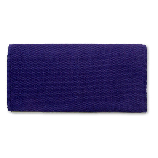 1314-29 San Juan Solid Purple 36x34 New Zealand Wool Saddle Blanket PURPLE - Tampa Home & Garden Store