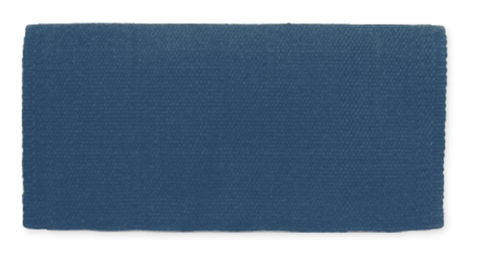 1314-30 San Juan Solid Navy 36x34 New Zealand Wool Saddle Blanket NAVY - Tampa Home & Garden Store