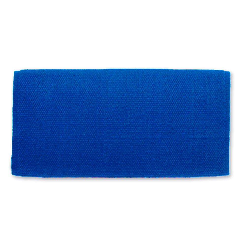 1314-31 San Juan Solid Royal Blue 36x34 New Zealand Wool Saddle Blanket - Tampa Home & Garden Store