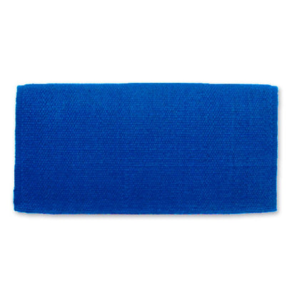 1314-31 San Juan Solid Royal Blue 36x34 New Zealand Wool Saddle Blanket - Tampa Home & Garden Store