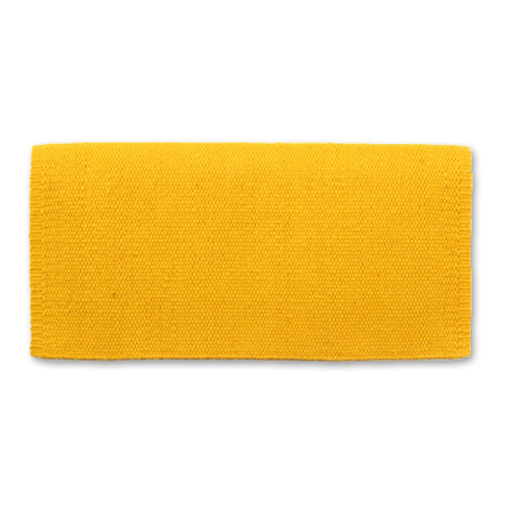 1314-36 San Juan Solid Yellow 36x34 New Zealand Wool Saddle Blanket - Tampa Home & Garden Store