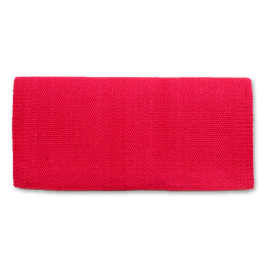 1314-85 San Juan Solid Fandango Pink 36x34 New Zealand Wool Saddle Blanket FANDANGOPINK - Tampa Home & Garden Store