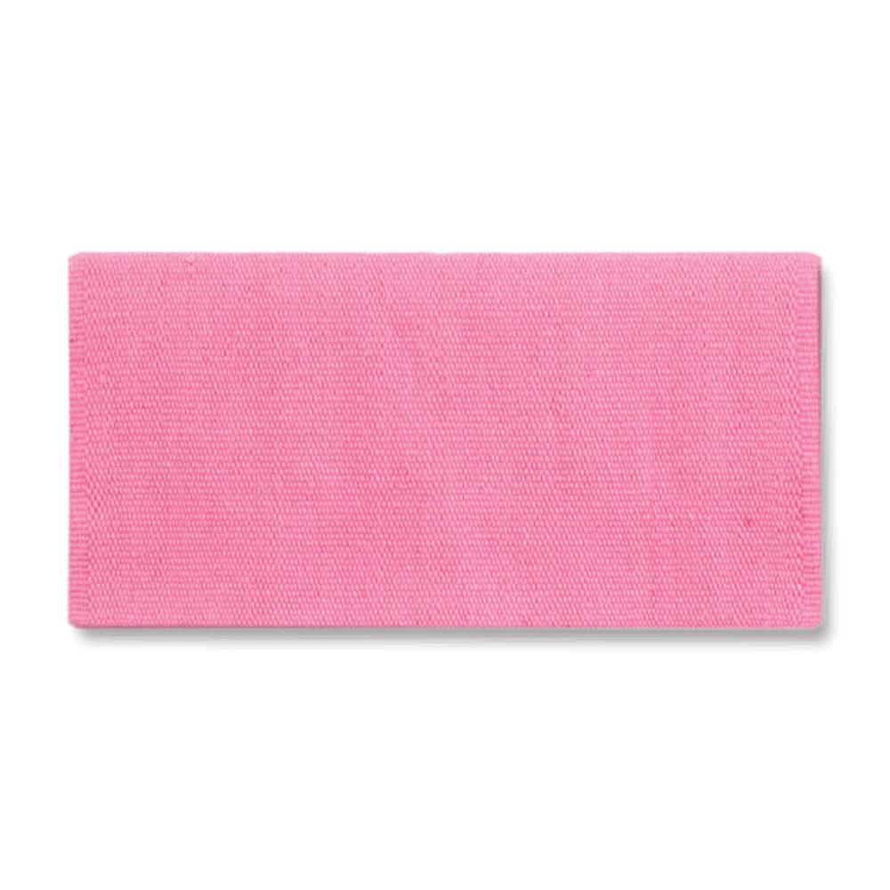 1314-89 San Juan Solid Sachet Pink 36x34 New Zealand Wool Saddle Blanket - Tampa Home & Garden Store