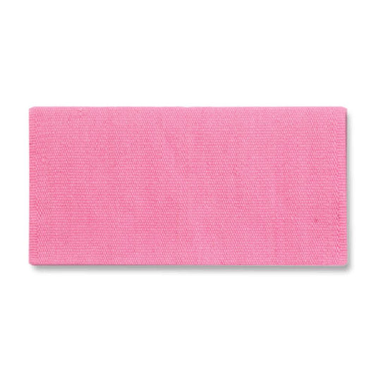 1314-89 San Juan Solid Sachet Pink 36x34 New Zealand Wool Saddle Blanket - Tampa Home & Garden Store