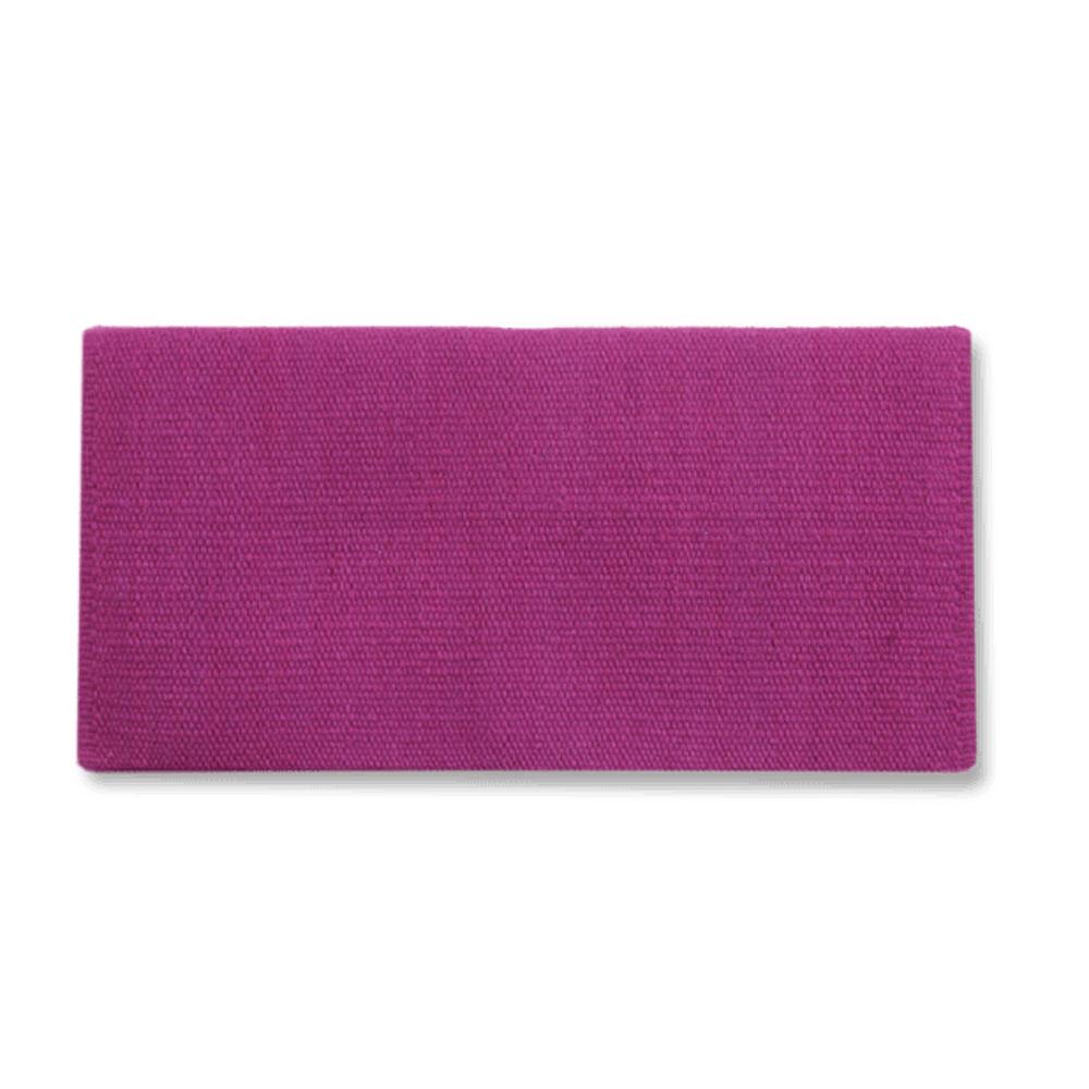 1314-90 San Juan Solid Grape Juice 36x34 New Zealand Wool Saddle Blanket - Tampa Home & Garden Store