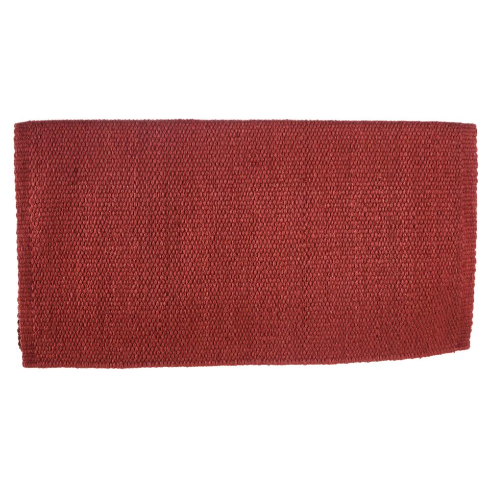 1314-94 San Juan Solid Tabasco 36x34 New Zealand Wool Saddle Blanket - Tampa Home & Garden Store