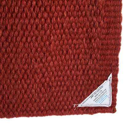 1314-94 San Juan Solid Tabasco 36x34 New Zealand Wool Saddle Blanket - Tampa Home & Garden Store