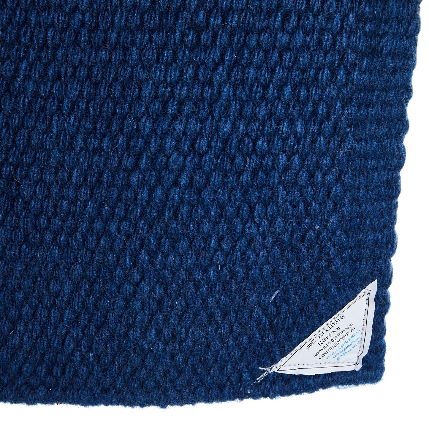 Manta de silla de montar de lana de Nueva Zelanda 1314-95 San Juan azul pizarra sólido 36x34