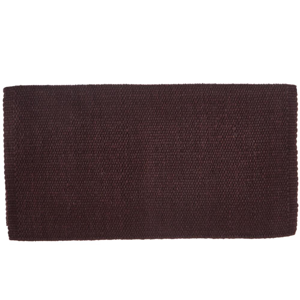1314-96 San Juan Solid Expresso 36x34 New Zealand Wool Saddle Blanket - Tampa Home & Garden Store